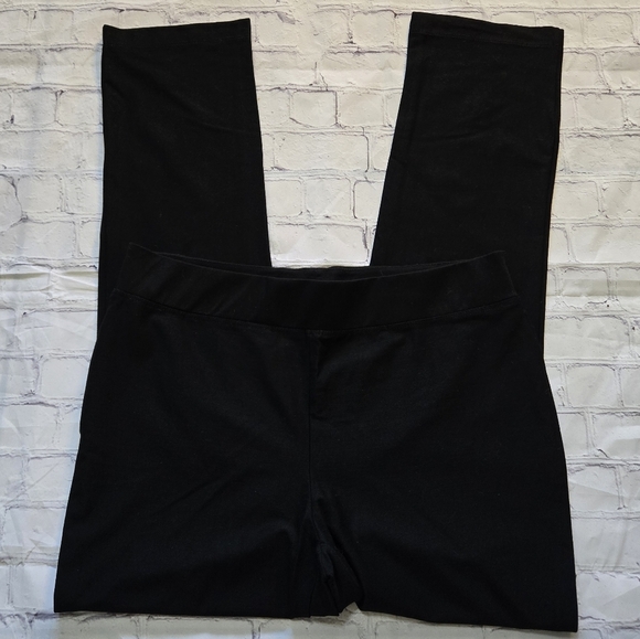 Chico's Pants - Chicos Size:1 Black Straight Leg Stretch Pants